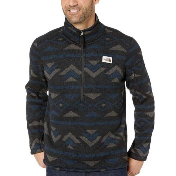 The North Face Other - The North Face Men's XL Gordon Lyons 1/4 Zip Fleece Aztec Geo Stripe Sweater EUC